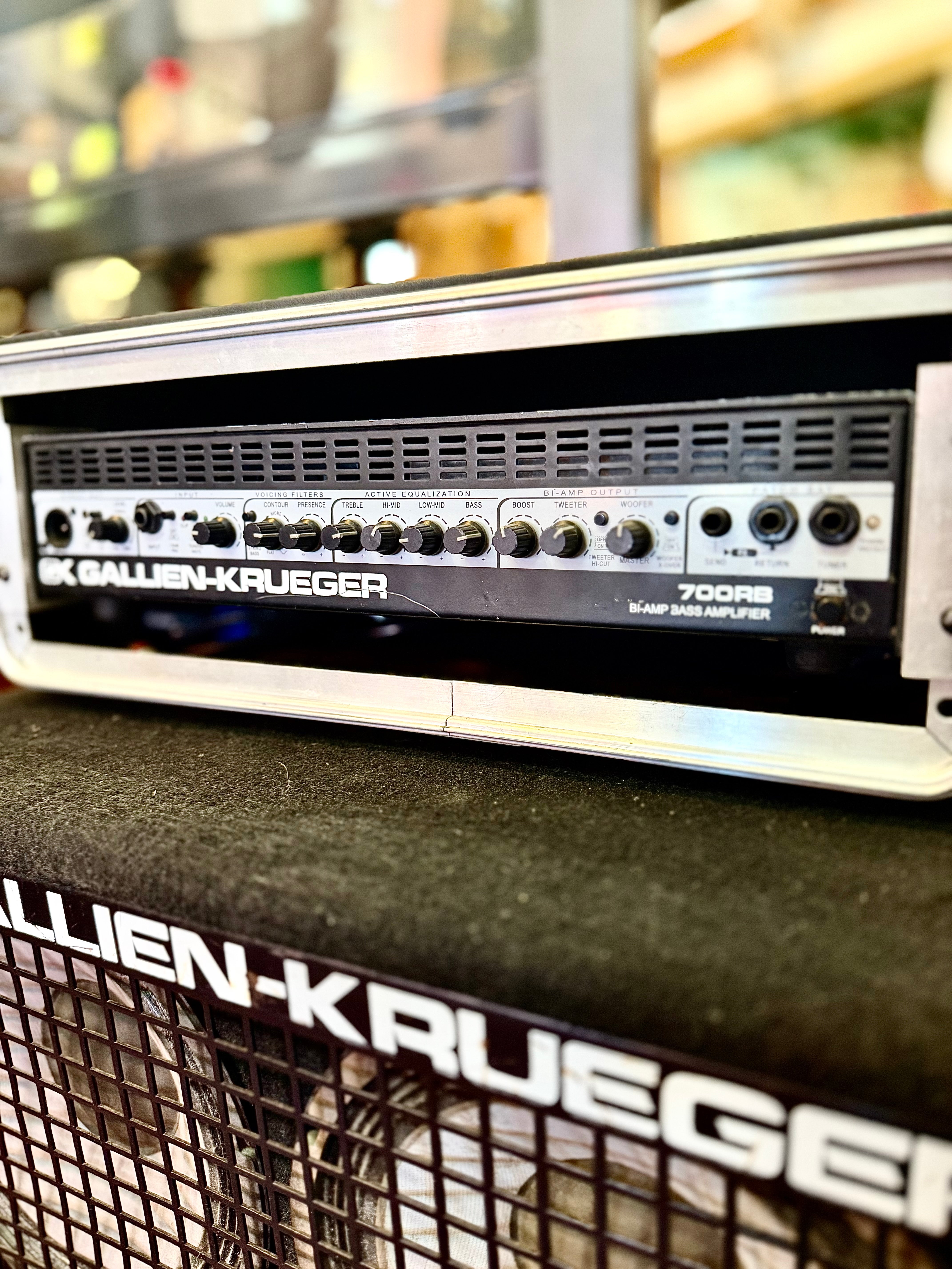 Gallien Krueger | 700RB | 450 Watt Bass Amp | Head and Cab | Pre-Loved Gallien Krueger | 700RB | 450 Watt Bass Amp | Head and Cab | Pre-Loved